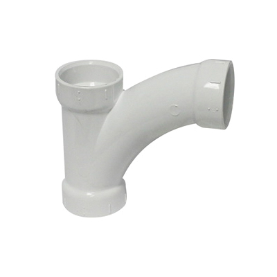 194301 Combination Tee Pipe Wye, 1-1/2 in, Hub, PVC, White, SCH 40 Schedule