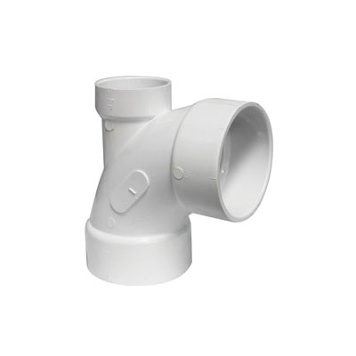 192245 Pipe Elbow with 2 in Low Heel Inlet, 3 in, Hub, 90 deg Angle, PVC, White