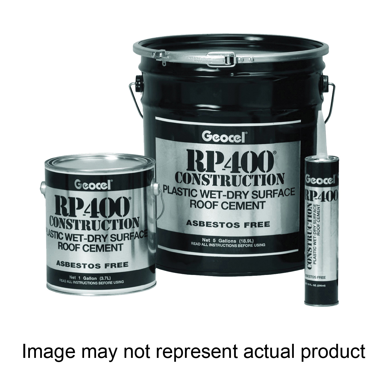 RP-400 Series GC01103 Roof Cement, Black, Liquid, 10 fl-oz Cartridge