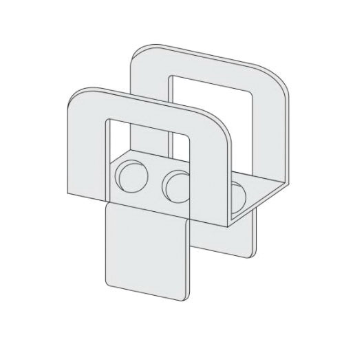 PCSL1532 Framing Plywood Clip, 20 ga Thick Material, Steel, Galvanized