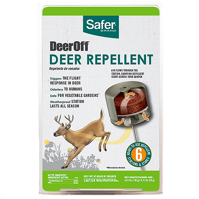Deer Off 5962 Deer Repellent Station, Weatherproof, Repels: Deer