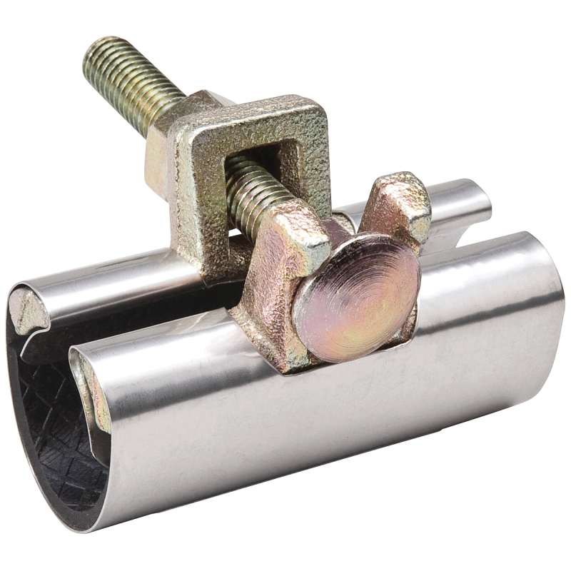 160-603HP 1-Bolt Pipe Repair Clamp, 1/2 in, 430 Stainless Steel