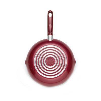 T-fal B039S264 Fry Pan Set, Aluminum, Red, 2-Piece - 4