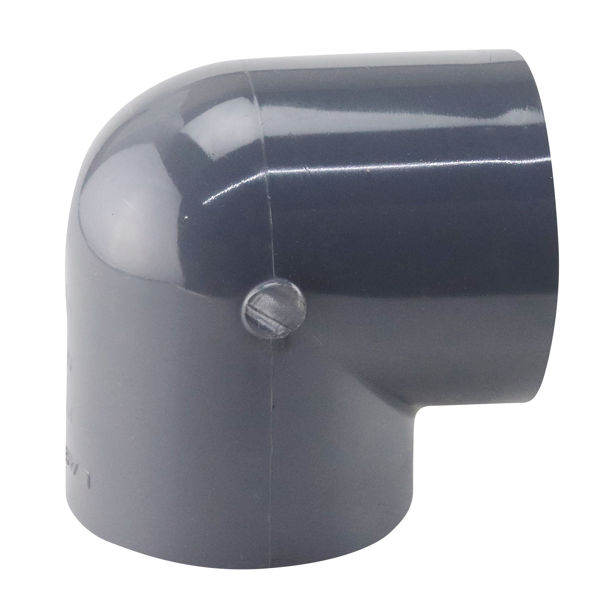 808015BC Pipe Elbow, 1-1/2 in, Female, 90 deg Angle, PVC, SCH 80 Schedule