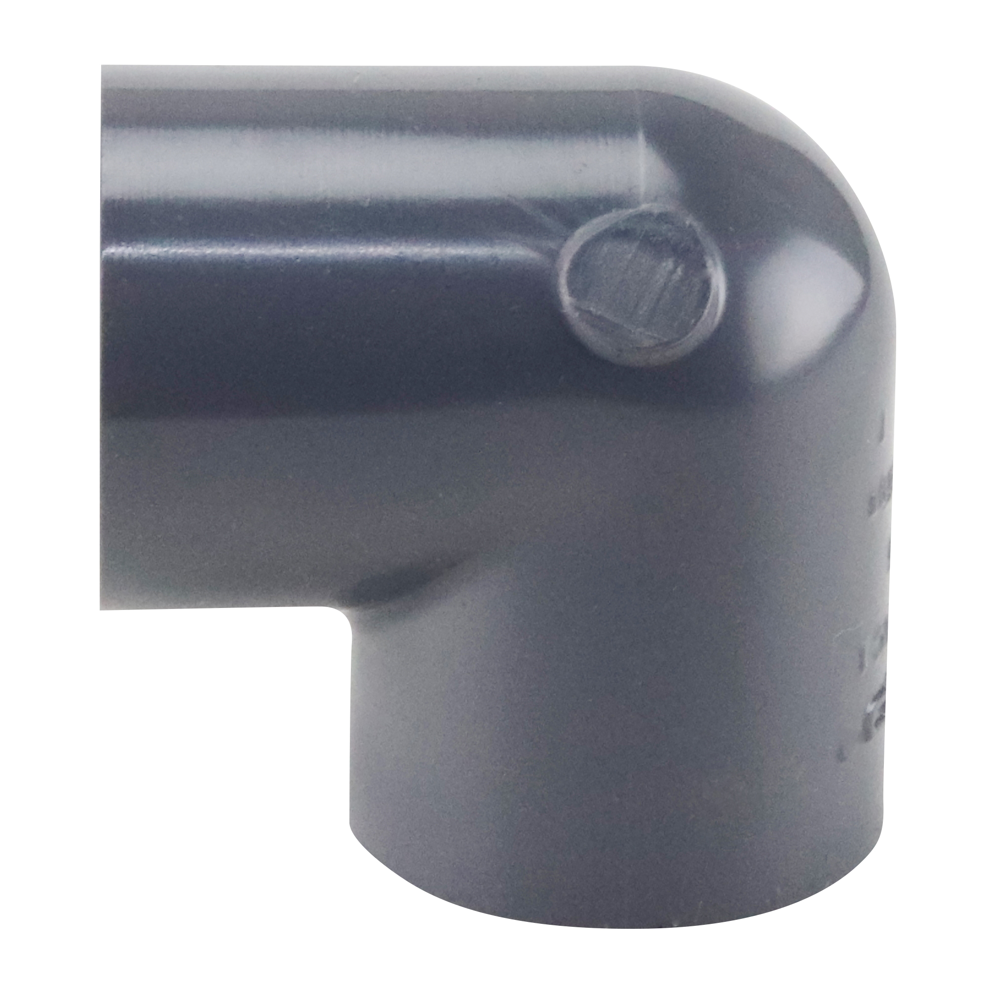 808005BC Pipe Elbow, 1/2 in, FIP, 90 deg Angle, PVC, SCH 80 Schedule