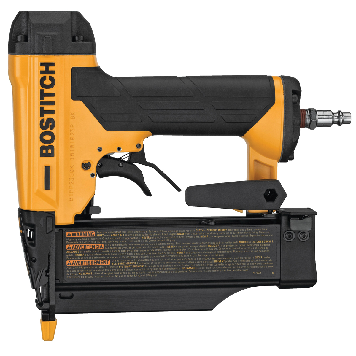 BTFP2350K Pin Nailer, 135 Magazine, Straight Collation, 5/8 to 2 in L Fastener