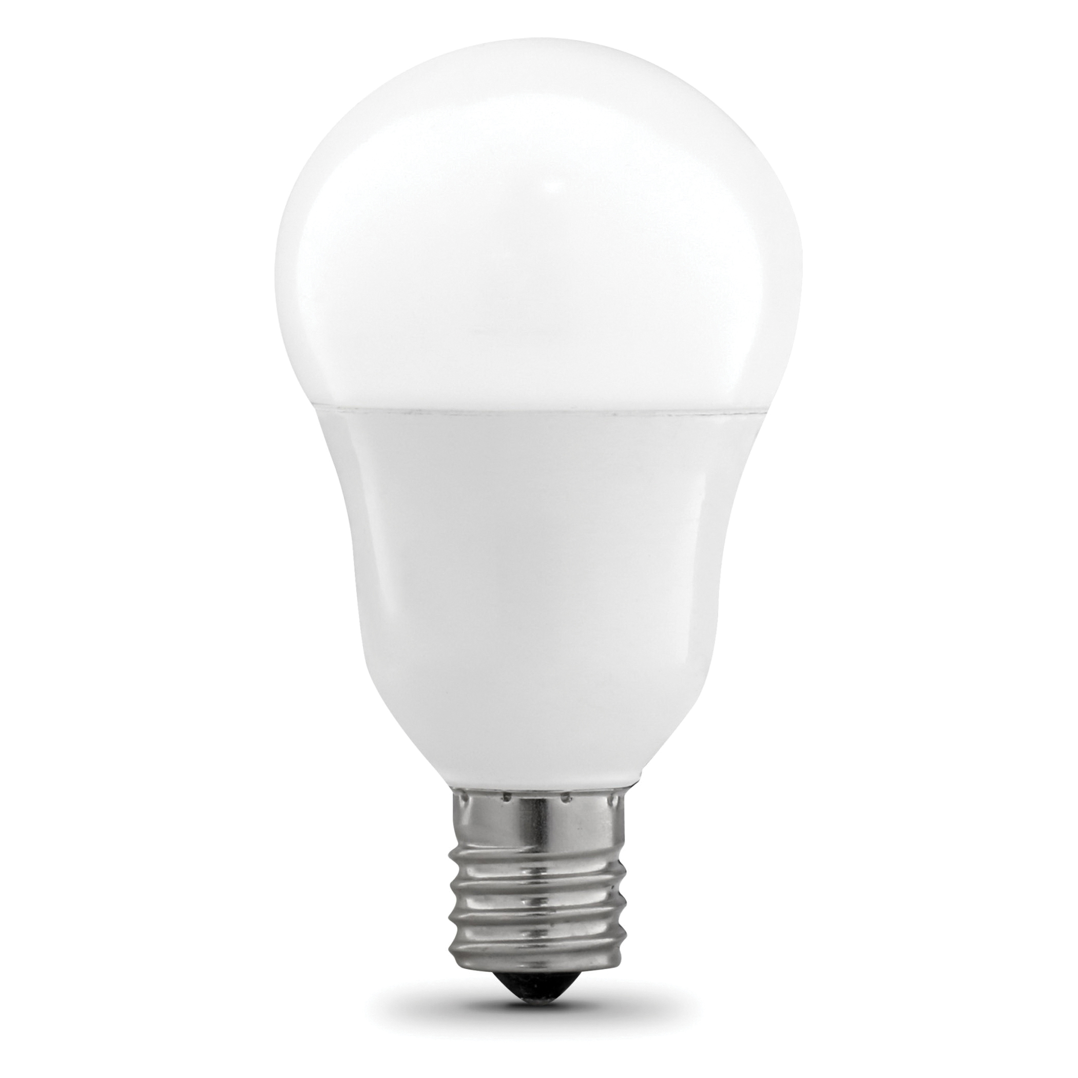 Feit Electric BPA1560N/950CA/2 LED Bulb, General Purpose, A15 Lamp, 60 W Equivalent, E17 Lamp Base, Dimmable, White