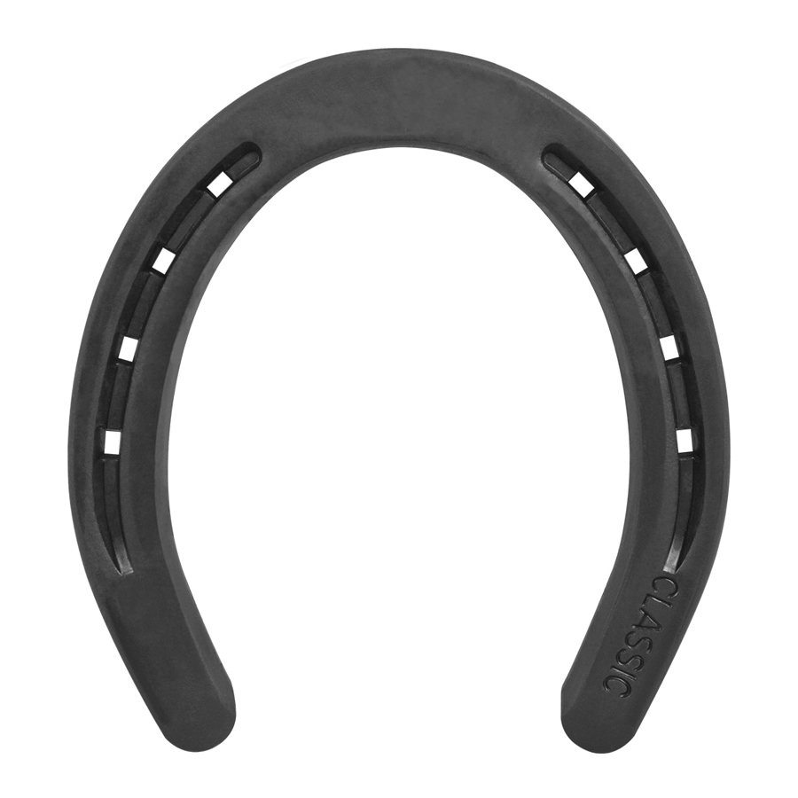 Farrier DC00PR Classic Plain Horseshoe, 1/4 in Thick, 00, Steel