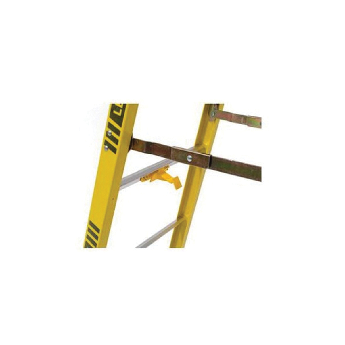 WERNER LEANSAFE L6200 Series L6206, 6 ft Leaning Ladder, 6-Step, 300 lb, Type IA Duty Rating, 3 in D Step - 2