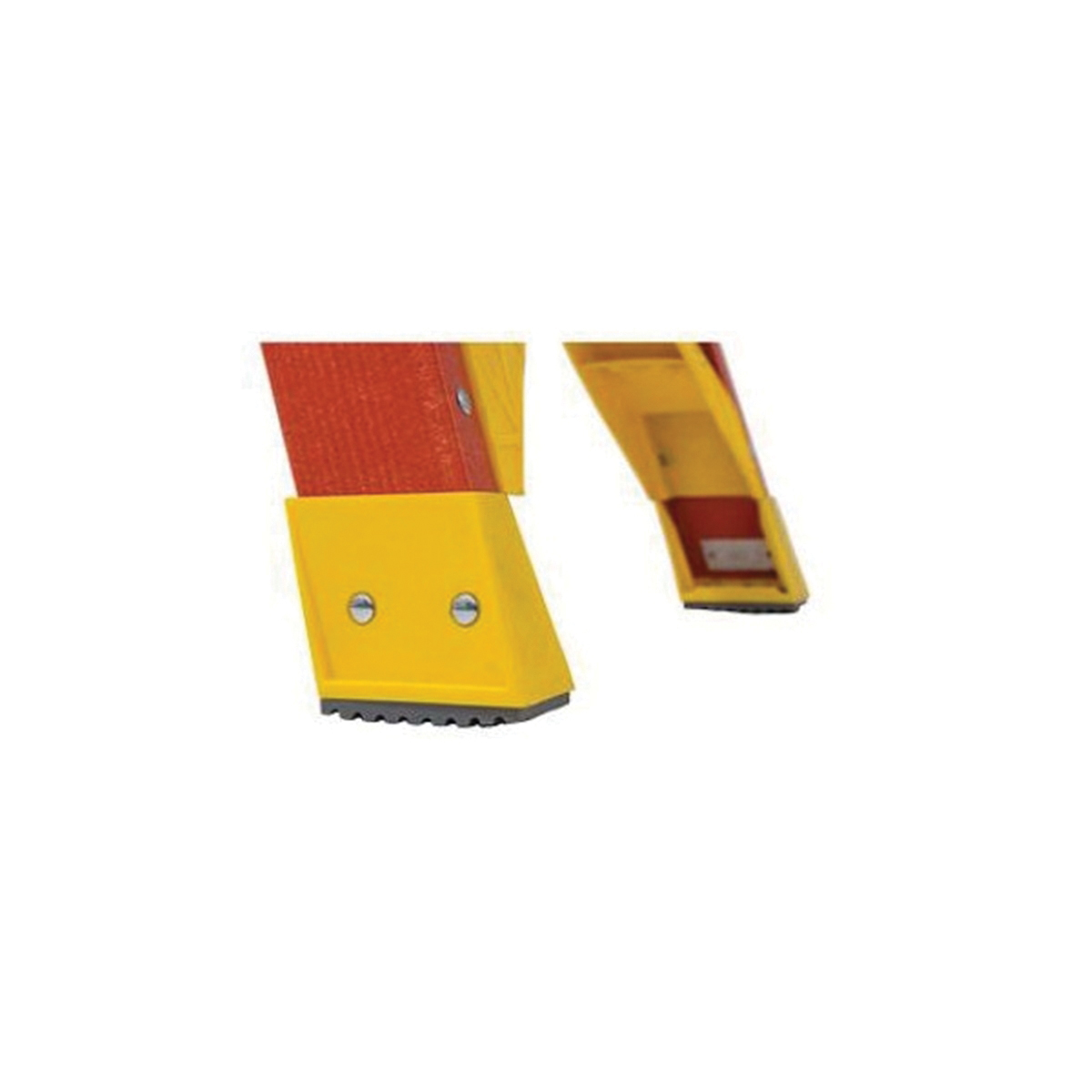 WERNER LEANSAFE L6200 Series L6206, 6 ft Leaning Ladder, 6-Step, 300 lb, Type IA Duty Rating, 3 in D Step - 3