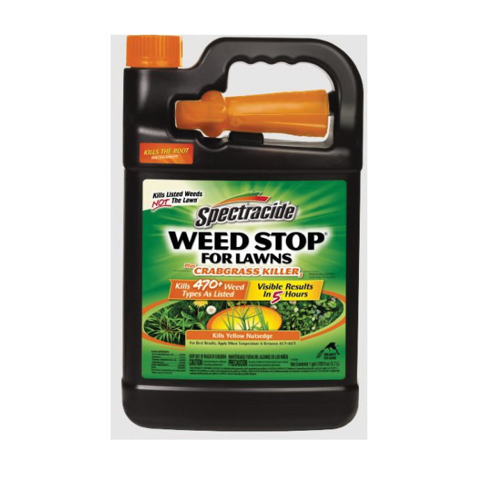 WEED STOP HG-96587 Weed Killer, Liquid, Trigger Spray Application, 1 gal