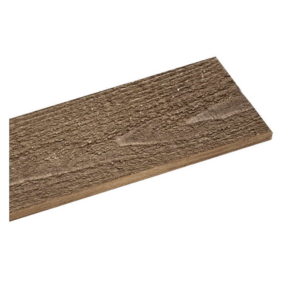 Barnwood Series TWBAHB Wall Plank, 31-1/2 in L, 3-15/16 in W, 9.5 sq-ft Coverage Area, Pine Wood