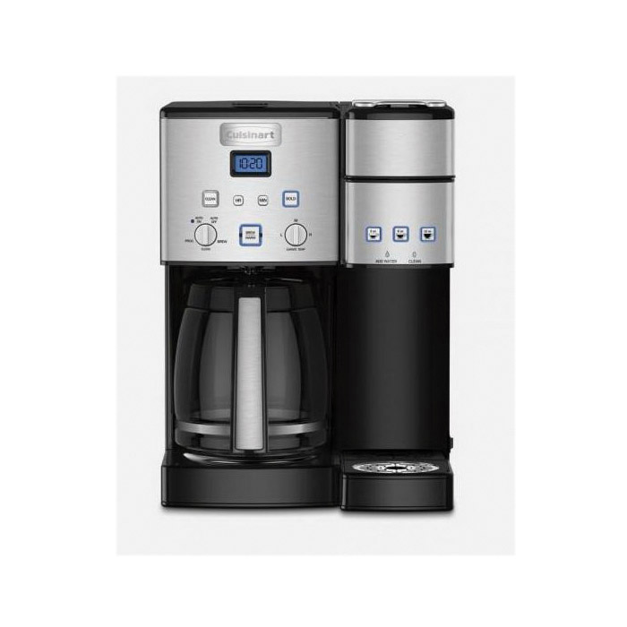 Coffee Center Series SS-15P1 Coffee Maker and Single Serve Brewer, 12 Cups Capacity, Black, Automatic Control