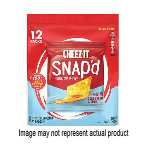 689109 Baked Snacks, Cheddar Sour Cream, Onion, 2.2 oz