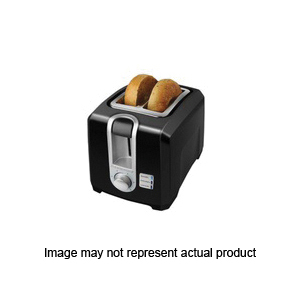 T2569B Toaster, 850 W, 2-Slice, Button, Knob Control, Black