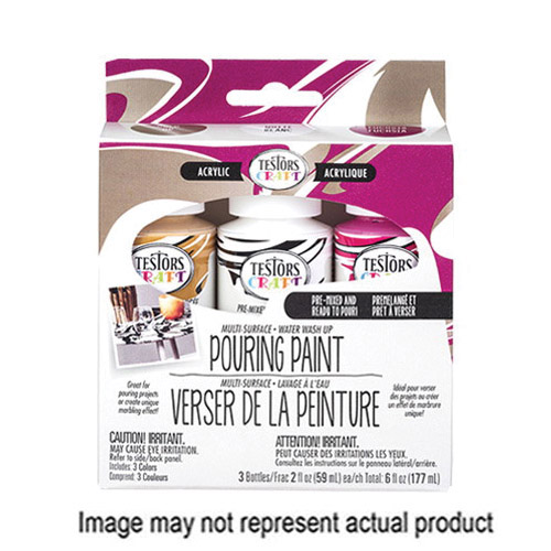 352451 Acrylic Artist Paint, Fuchsia/Gold/White, 2 oz