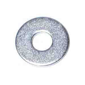 88423 Fender Washer, 4 mm ID, 12 mm OD, 1 mm Thick, Steel, Zinc