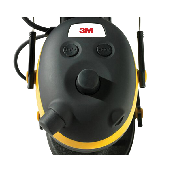 3M 90541-4DC Hearing Protector, 24 dB NRR, AM/FM Radio Band, Multi-Color/Yellow - 3