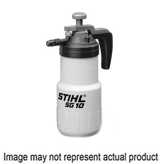 Stihl SG 10 Handheld Sprayer, 0.42 gal, Plastic Tank, Interchangeable Nozzle, Gray/Orange