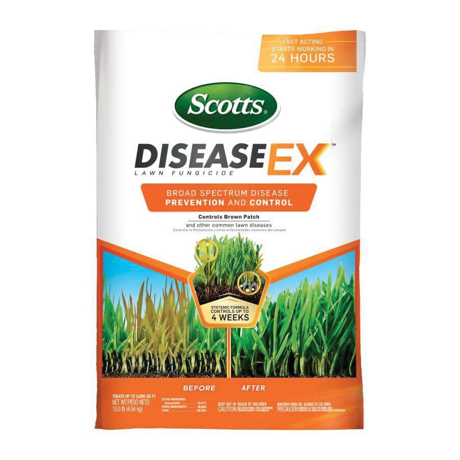 DiseaseEx 37610 Lawn Fungicide, Granular, Slight, Brown, 10 lb Bag