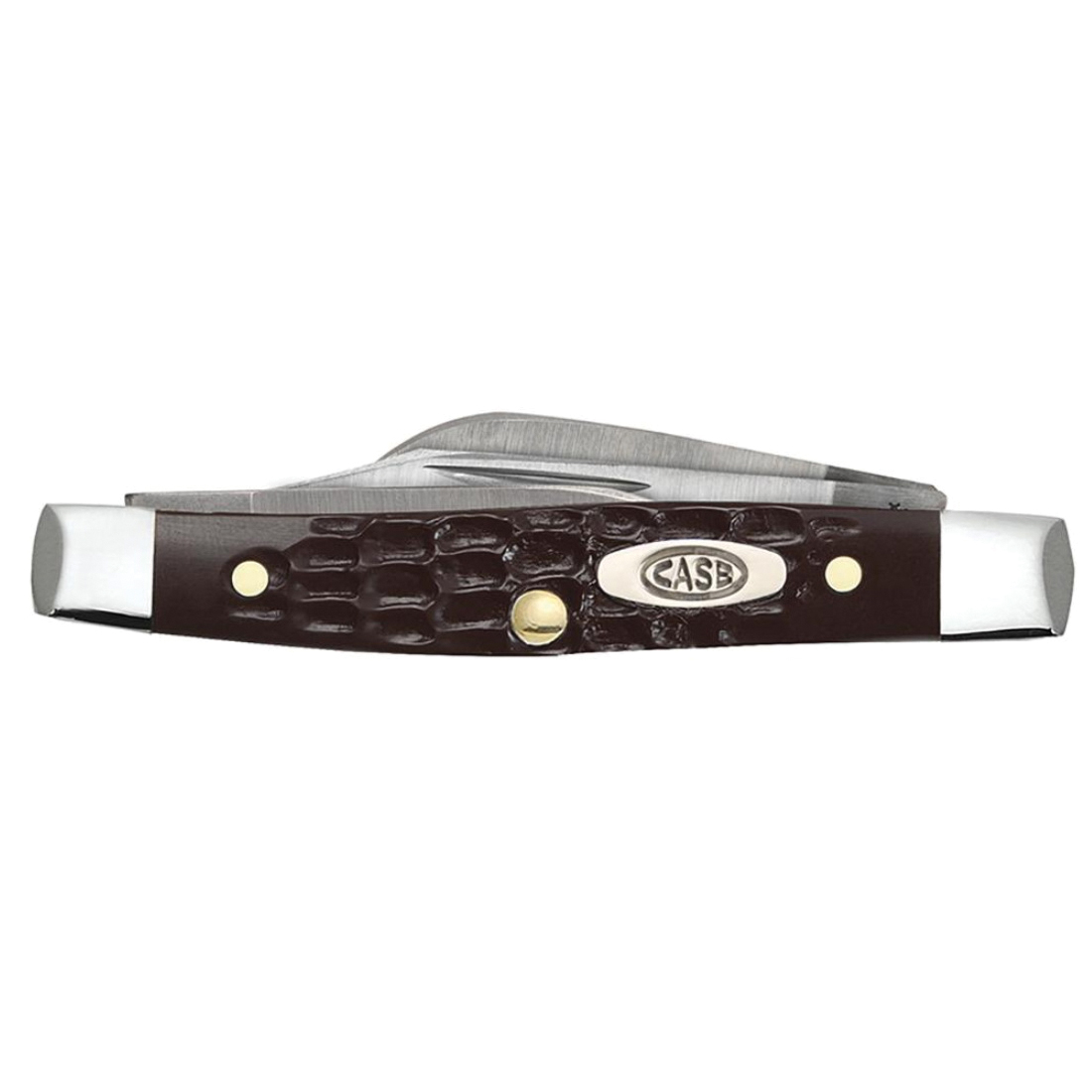 Case XX 00081 Folding Pocket Knife, 1.49, 1.5, 2 in L Blade, 6333 Stainless Steel Blade, 3-Blade, Molded, Jigged Handle - 2