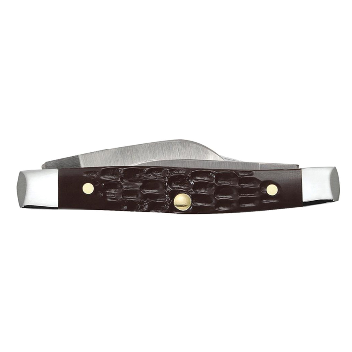Case XX 00081 Folding Pocket Knife, 1.49, 1.5, 2 in L Blade, 6333 Stainless Steel Blade, 3-Blade, Molded, Jigged Handle - 3