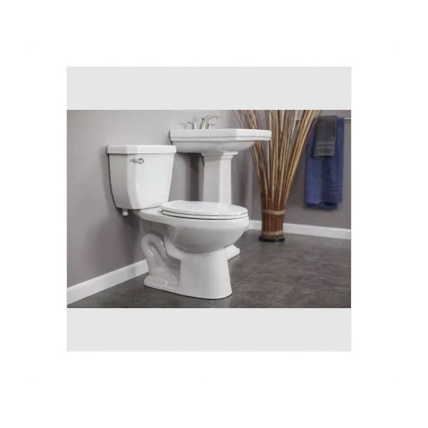 Miseno Bella Series MNO1503C Two-Piece Toilet, Elongated Bowl, 1.28 gpf Flush, 12 in Rough-In, Vitreous China, White - 3