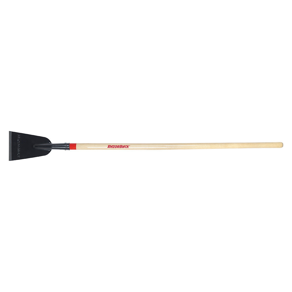 Razor-Back 81109 Ice Scraper/Chopper, Beveled Blade, 7 in W Blade, 9 in L Blade, Steel Blade, Hardwood Handle