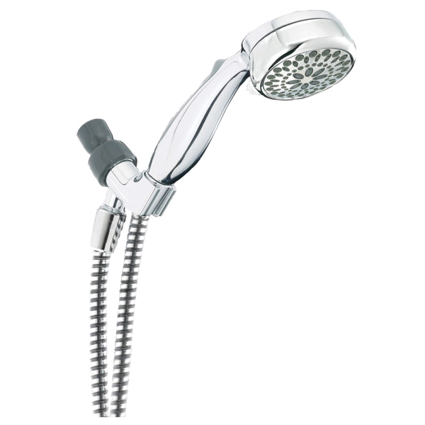 75701C Hand Shower, 1/2 in Connection, 1.75 gpm, 7-Spray Function, Chrome, 60 in L Hose