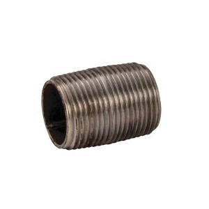 Black Pipe Nipple, Southland, 3/4in x Close - 1