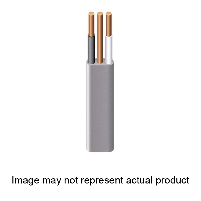 13054222 Building Wire, UF-B, 14 AWG Wire, 2 -Conductor, 50 ft L, Copper Conductor, PVC Insulation