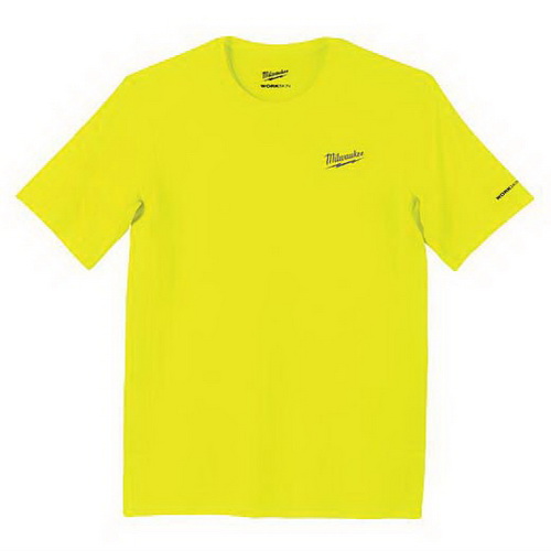 Workskin 414HV-2X Men's 2XL, High Visibility Yellow, GEN II Light Weight Performance, Short-Sleeve