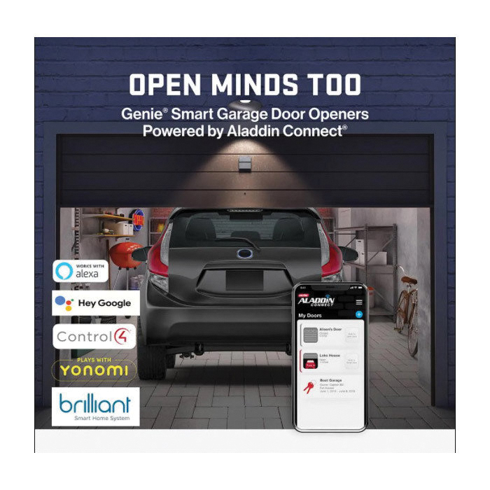 Garage Door Opener, Genie, 60 W, Smartphone Control - 5