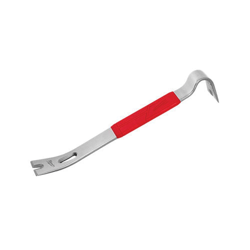 48-22-9035 Pry Bar with Shockshield Grip, 15 in L, Beveled Tip, Steel