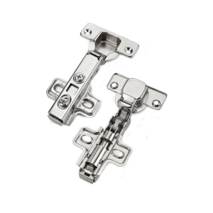 10101 Aero Cabinet Hinge, Steel, Chrome, 110 deg Hinge Opening, Self Close