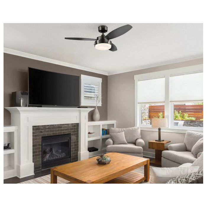 Westinghouse 7221500 Ceiling Fan, Black Blade, 42 in Sweep, MDF Blade - 2