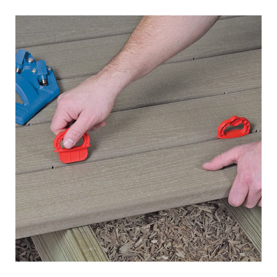 Deck Jig Concealed Fastening System, Kreg, 3-Guide Hole, Polymer/Steel 2.0 - 4
