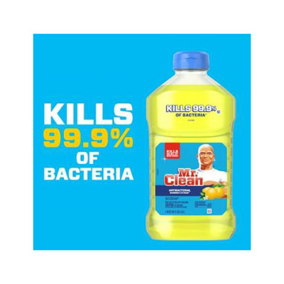 Mr Clean 6369714 Cleaner, 28 oz, Bottle, Liquid, Citrus, Orange/Yellow