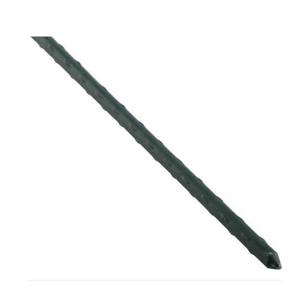 ST2 Plant Stake, 2 ft L, 5/16 in Dia, Steel, Green