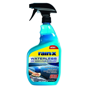 NEW Rain-X WATERLESS CAR WASH & RAIN REPELLENT Spray On - Wipe Off NO WAX  NEEDED