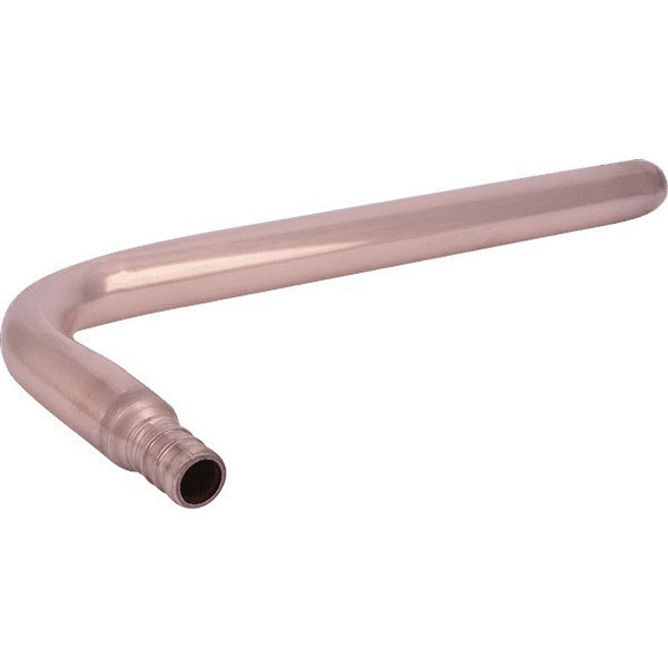 22791 Stub-Out Pipe Elbow, 1/2 in, Barb x CTS, Brass, 160 psi Pressure