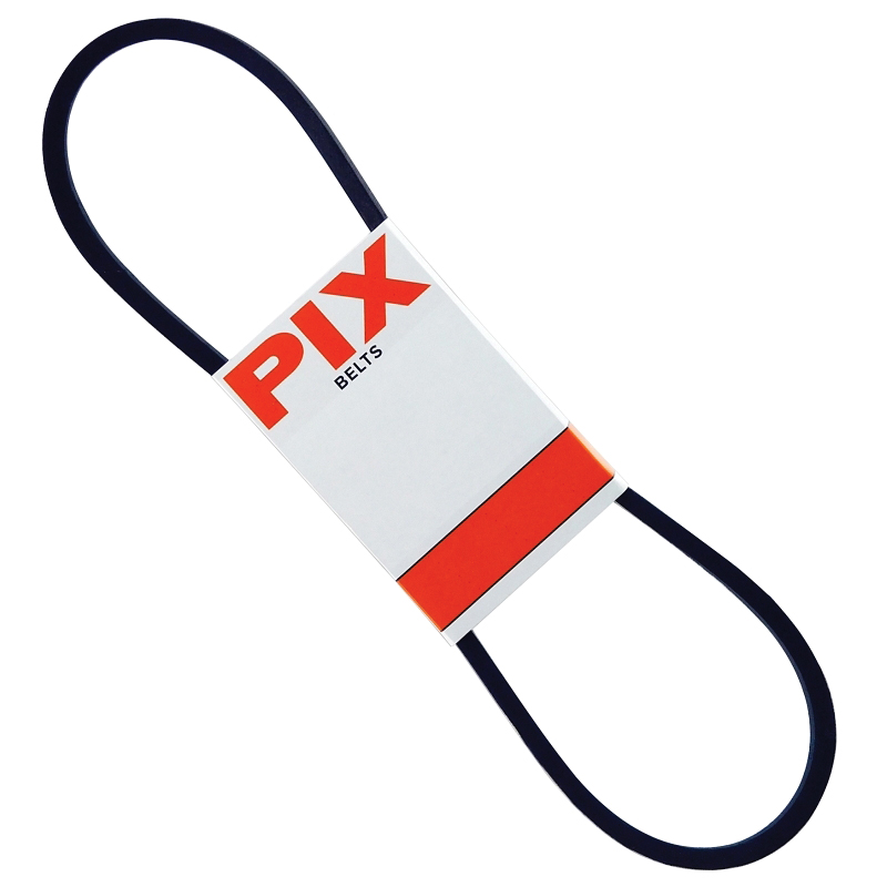 PIX A34/4L360 V-Belt, 36 in Outside Circumference, A, 1/2 in W, Black