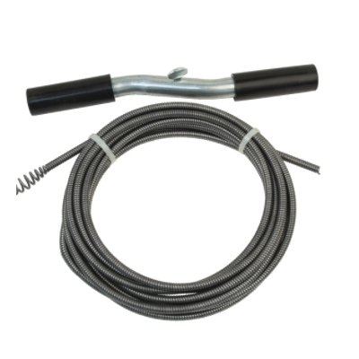Drain Pipe Auger, Cobra Tools, 1/4 in Dia Cable, 10 ft L Cable - 2