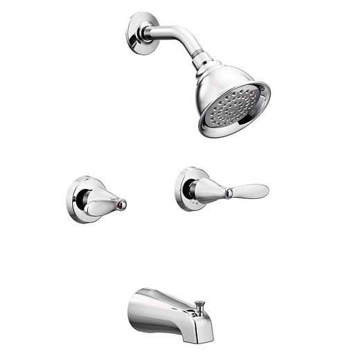 Adler Series 82602 Tub and Shower Set, 1.75 gpm Showerhead, 1-Spray Setting, Diverter Tub Spout, 2-Handle