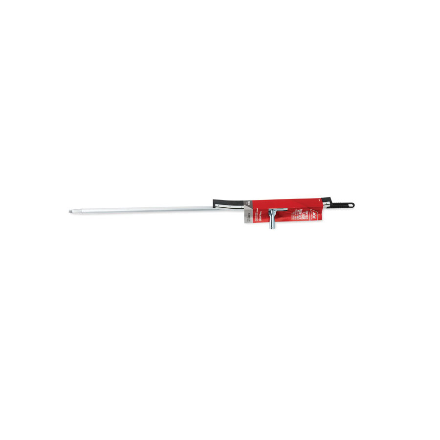 Floor Squeegee, Ace, 24 in W Blade, Curved Blade, Neoprene Rubber Blade, Aluminum Handle - 3