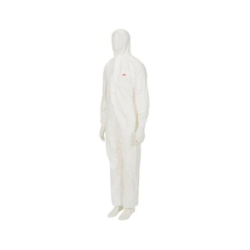 3M XL454000040 Protective Coveralls, 2XL, Fits to Chest Size: 45 to 49 in, SMS Laminate, White - 3