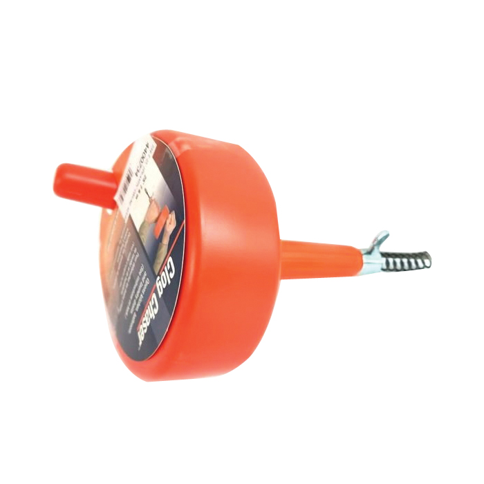 Drain Auger, Thrifco Plumbing, 1/4 in Dia Cable, 15 ft L Cable - 2