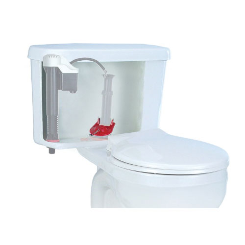 Korky 16BP Toilet Flapper, Specifications: Adjustable Type, Rubber, Red - 3