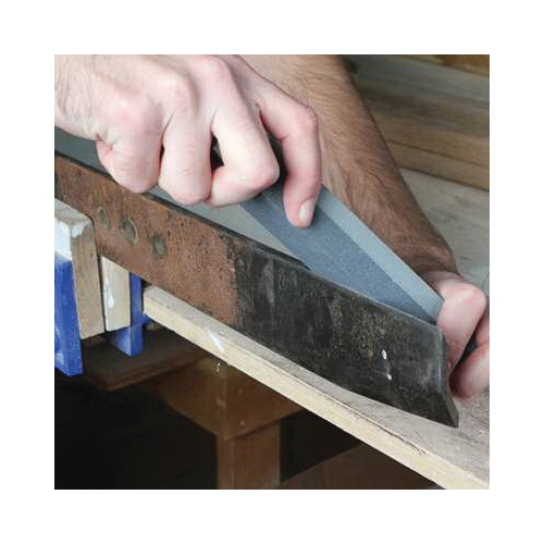 Sharpening Stone, Ace, 80 Grit, Silicon Carbide Abrasive. 8 in - 2