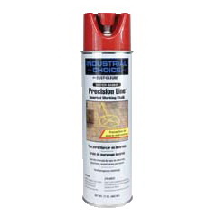 Rust-Oleum 205235 Inverted Marking Spray Paint, APWA Red, 17 oz, Can